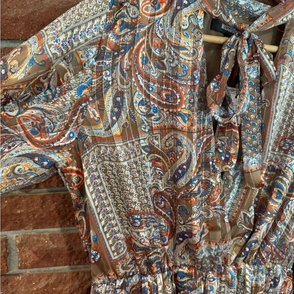 Missguided Multicolor Paisley Dress - Picture 3 of 8